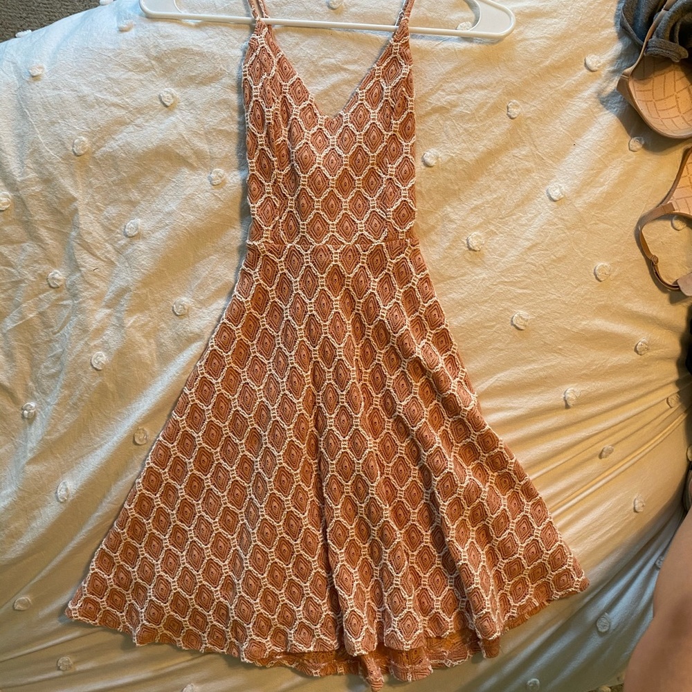 S Peach dress from urban outfitters